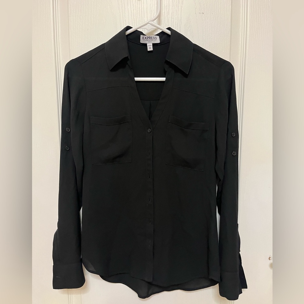 Express black blouse